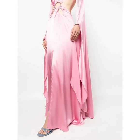 Cult Gaia Jasmin Gown in Shell Pink Small New Womens Long Maxi Dress - Picture 15 of 17